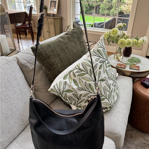 kate spade Black Pebbled Leather Zippy Shoulder Hobo - Picture 3 of 11